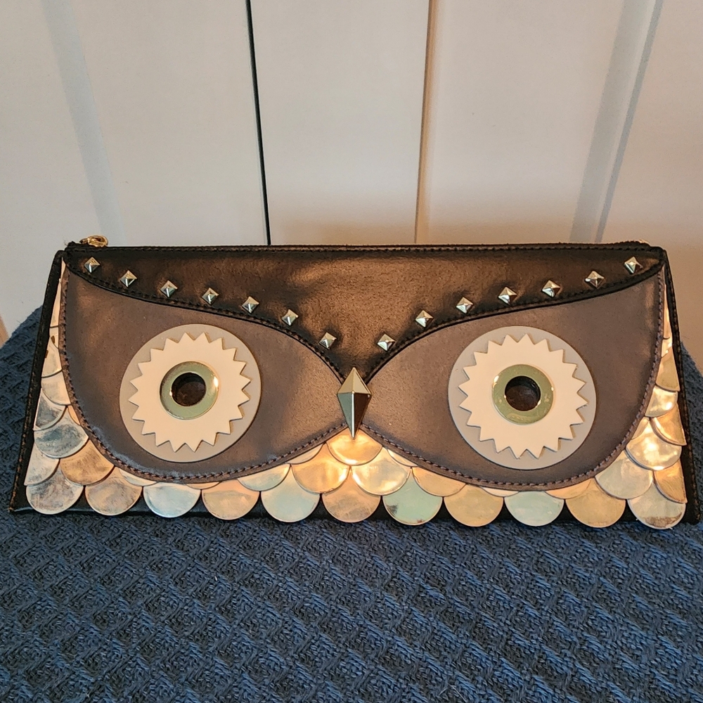 Kate Spade Rare Owl long wallet clutch